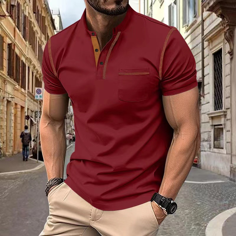 Przemysław | Klasyczna elegancka koszulka polo męska
