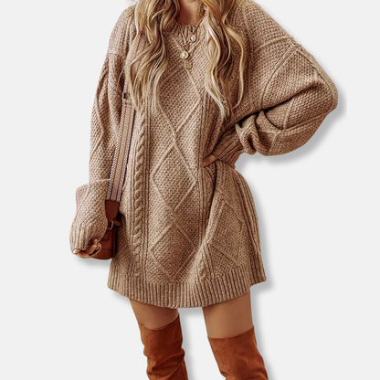Marta | Sukienka swetrowa oversize damska