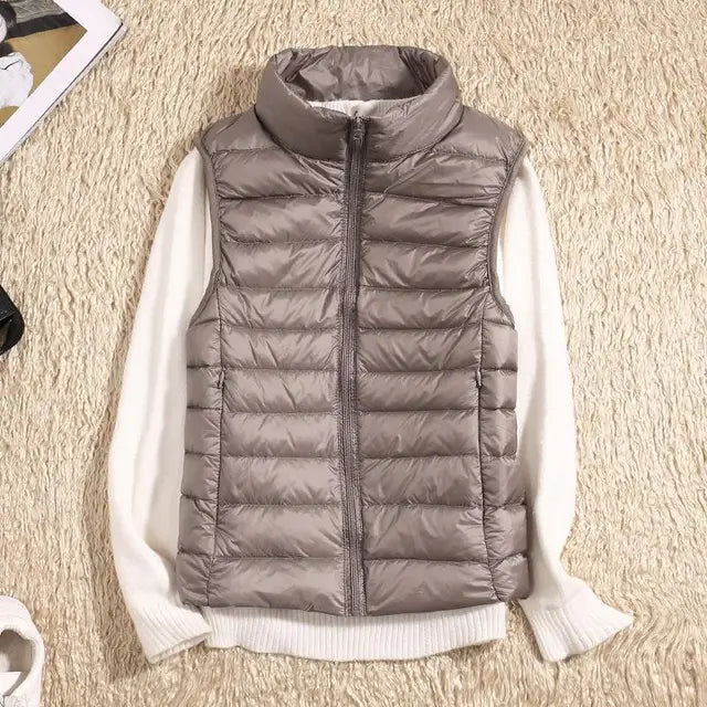 Agnieszka | Kamizelka dla kobiet lekka puchowa z dopasowanym krojem