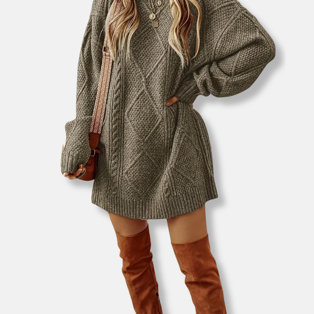 Marta | Sukienka swetrowa oversize damska