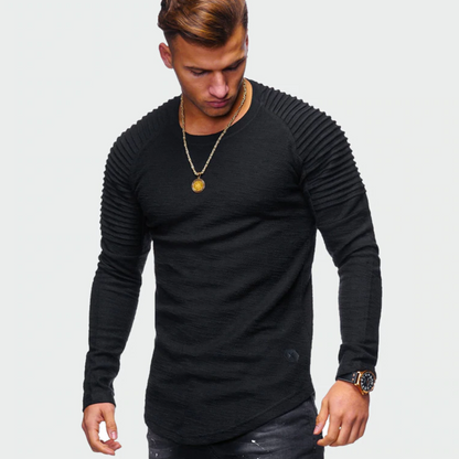 Marek | Bluza męska z długim rękawem bez kaptura