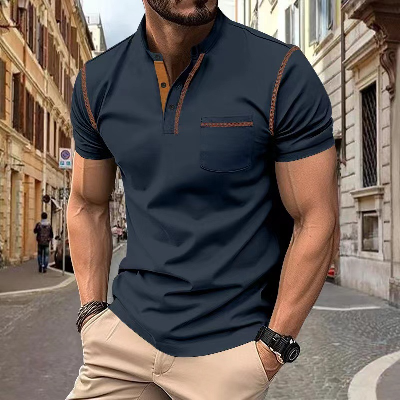 Przemysław | Klasyczna elegancka koszulka polo męska
