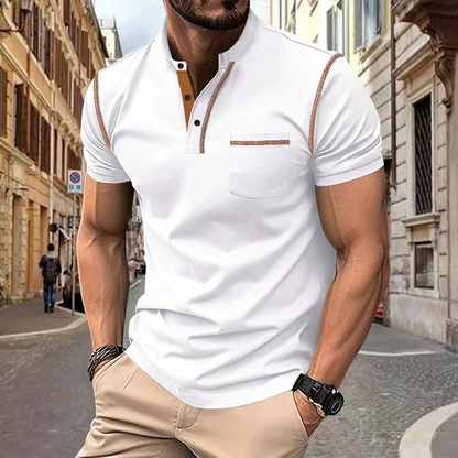 Przemysław | Klasyczna elegancka koszulka polo męska