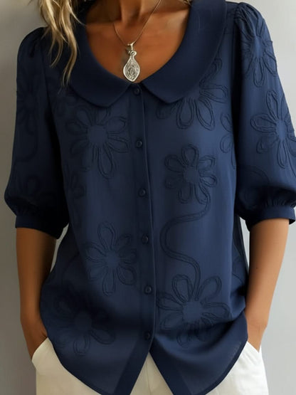 Amelia | Top damski w kwiaty w naturalnym stylu