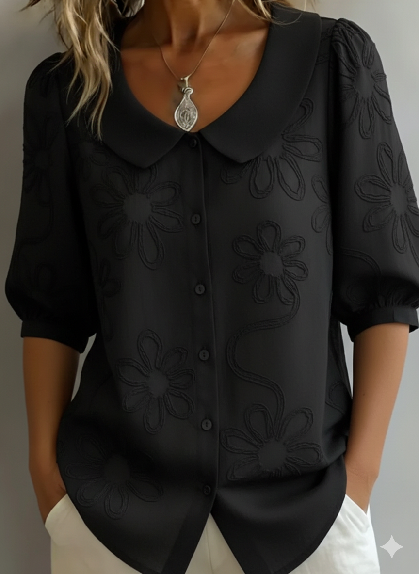 Amelia | Top damski w kwiaty w naturalnym stylu