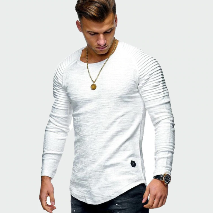 Marek | Bluza męska z długim rękawem bez kaptura