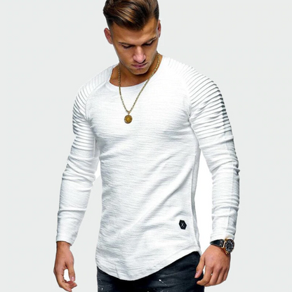 Marek | Bluza męska z długim rękawem bez kaptura