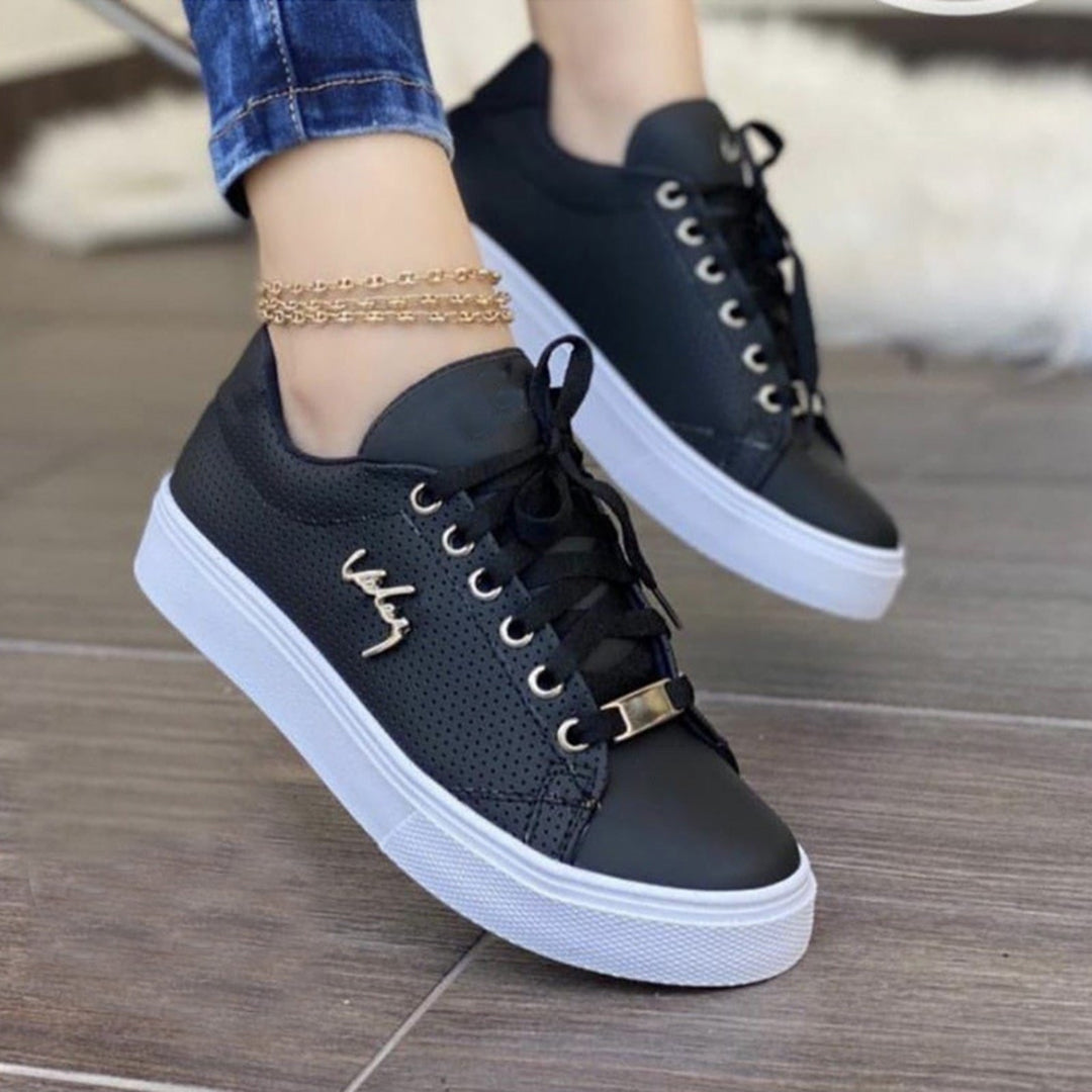 Estrella | Sneakersy damskie zimowa z podwyższoną podeszwą