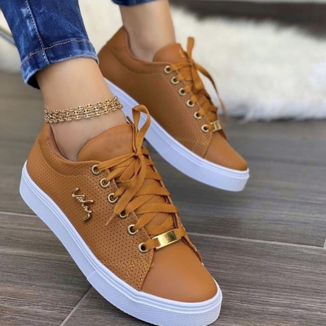 Estrella | Sneakersy damskie zimowa z podwyższoną podeszwą