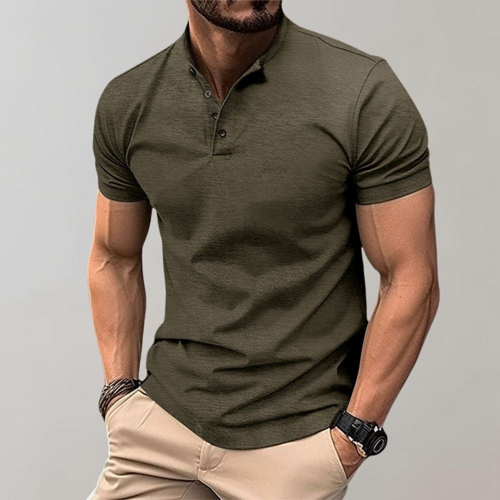 Łukasz | Elegancka koszulka polo męska w casualowym stylu