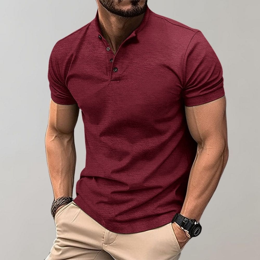 Łukasz | Elegancka koszulka polo męska w casualowym stylu