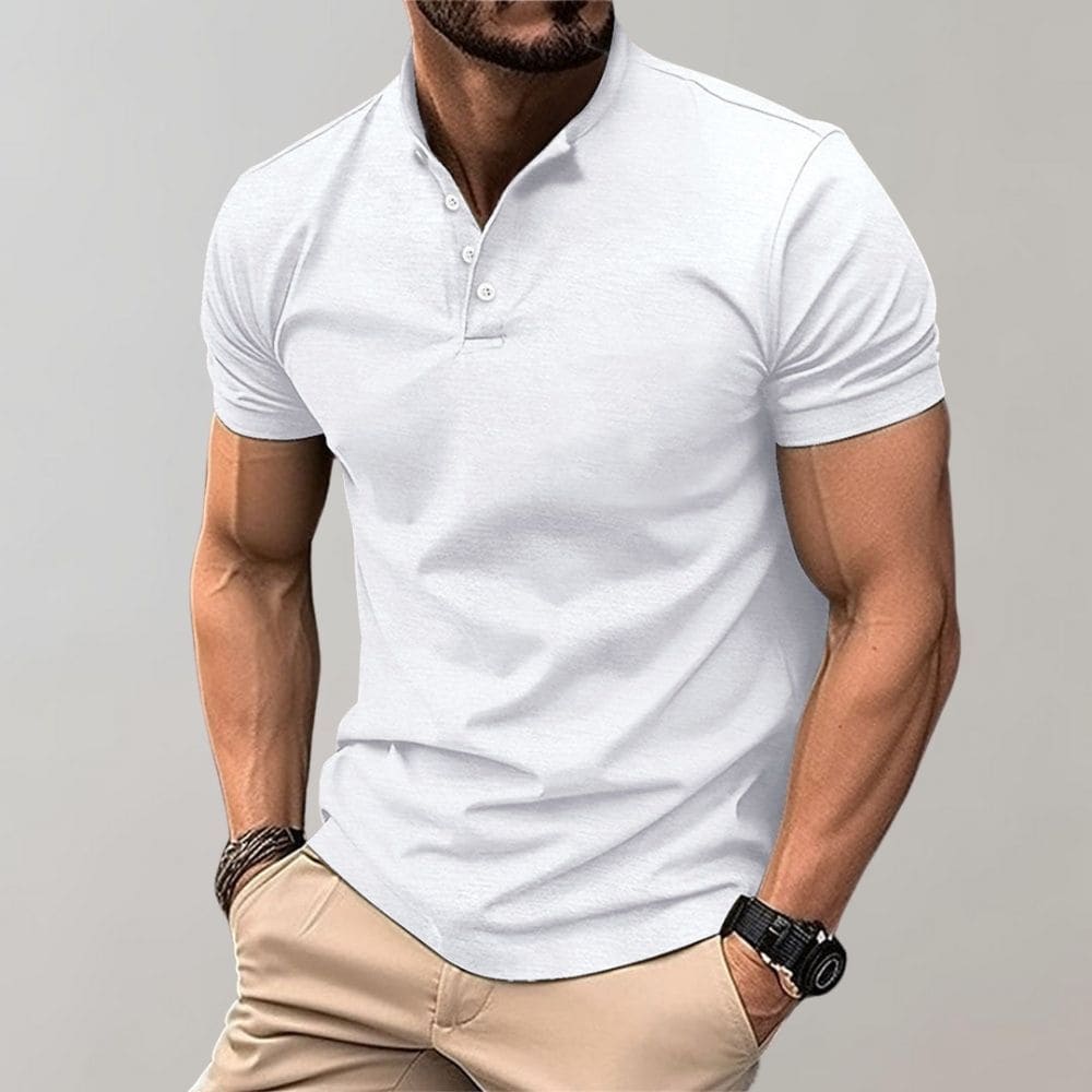 Łukasz | Elegancka koszulka polo męska w casualowym stylu