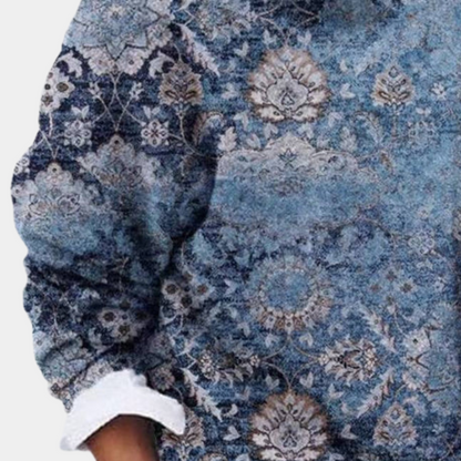Daria | Sweter damski zimowy z nadrukiem