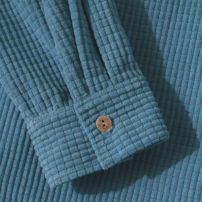Stefan | Bluza z kapturem z sztruksu męska