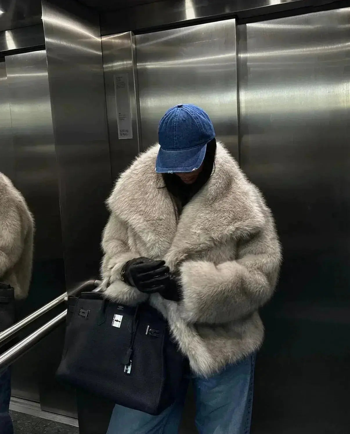 Maja | Stylowa kurtka zimowa damska ze sztucznego futra