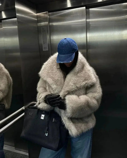 Maja | Stylowa kurtka zimowa damska ze sztucznego futra