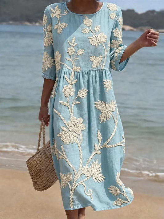 Justyna | Sukienka damska letnia w stylu vintage na co dzień