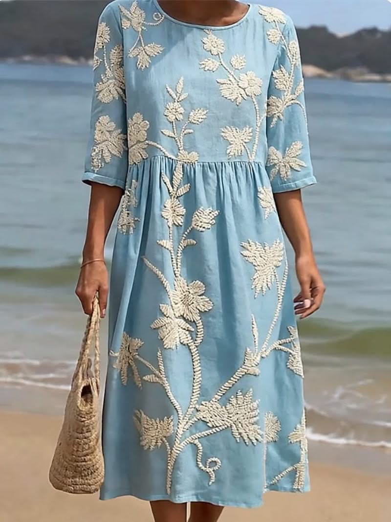 Justyna | Sukienka damska letnia w stylu vintage na co dzień