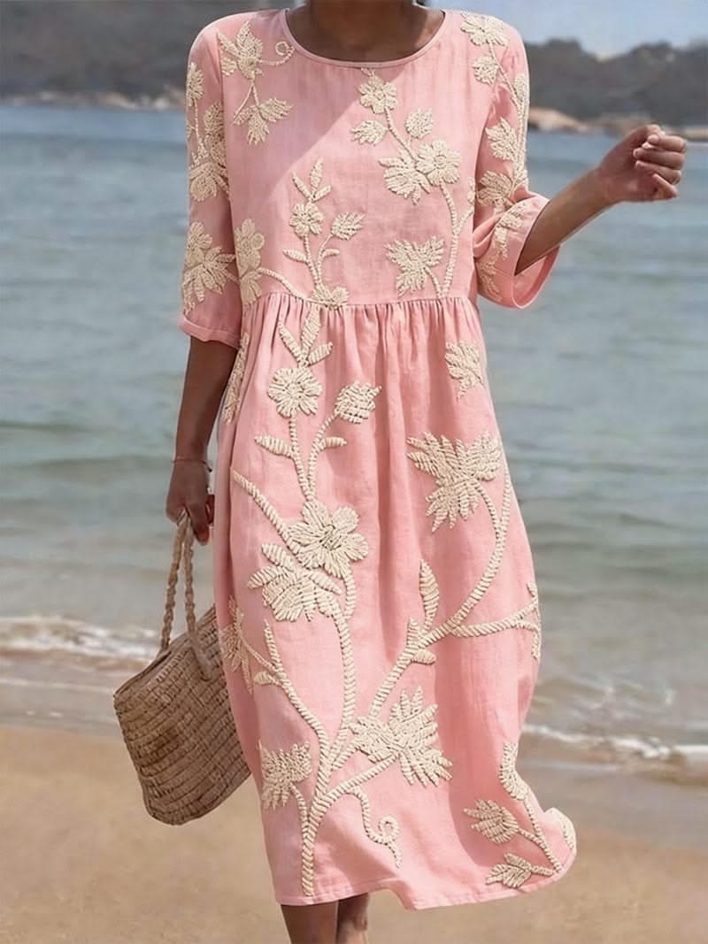 Justyna | Sukienka damska letnia w stylu vintage na co dzień