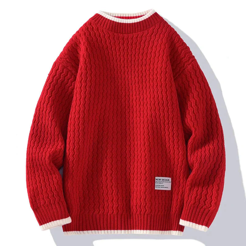 Paweł | Sweter z dzianiny męski