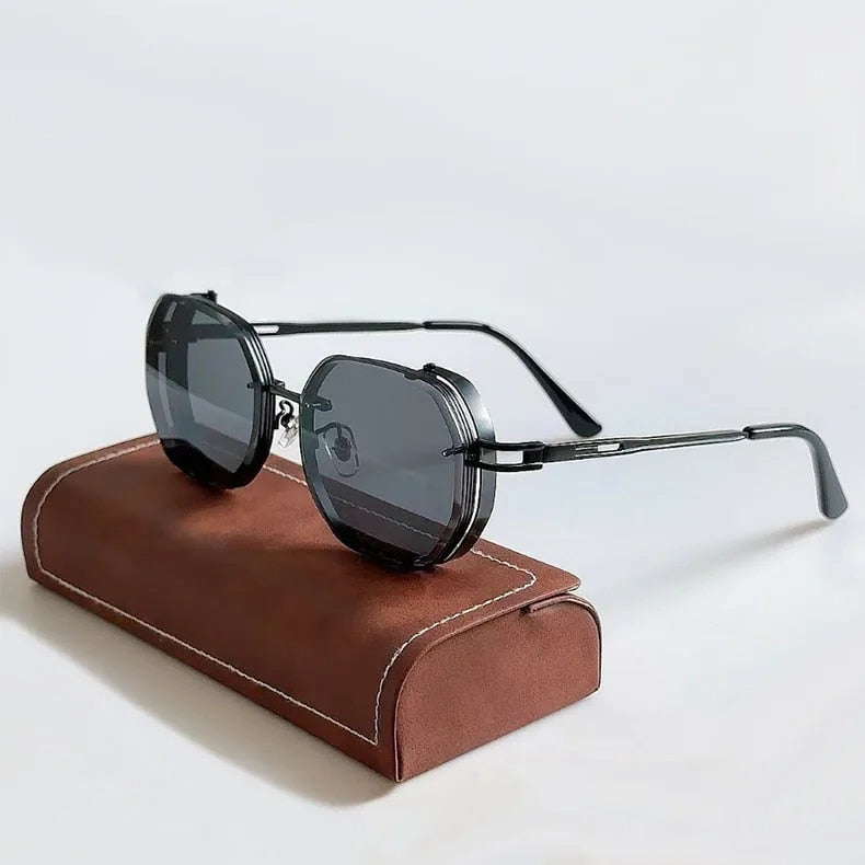 Wojtek – Steampunk Okulary Przeciwsłoneczne Męskie