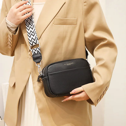 Oliwia | Skórzana torba crossbody damska