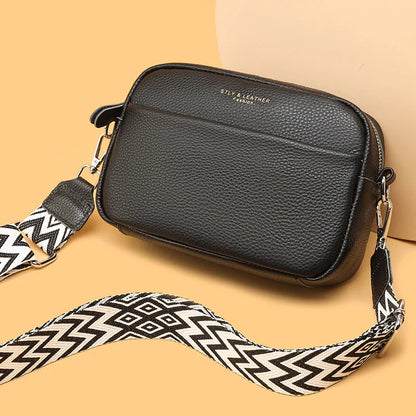 Oliwia | Skórzana torba crossbody damska
