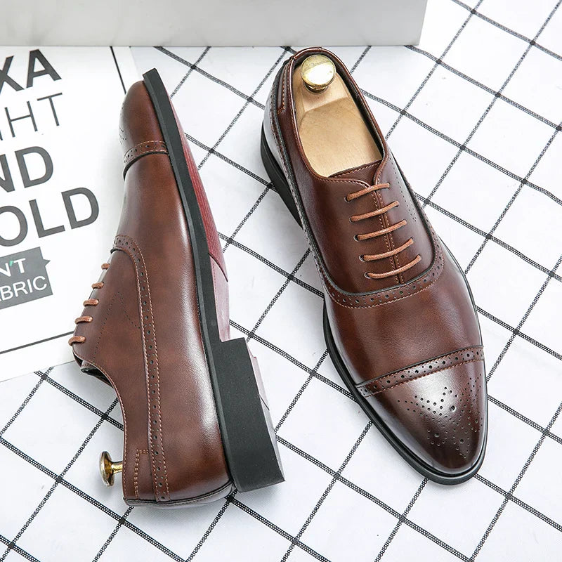 Borys | Eleganckie buty Oxford męskie