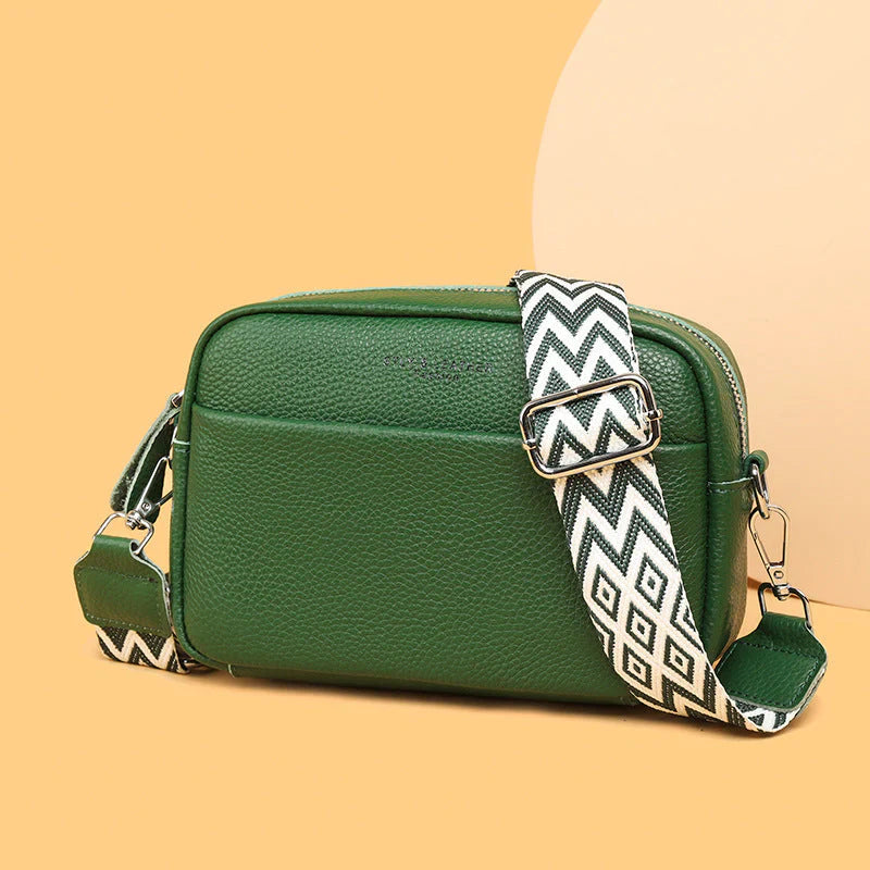 Oliwia | Skórzana torba crossbody damska