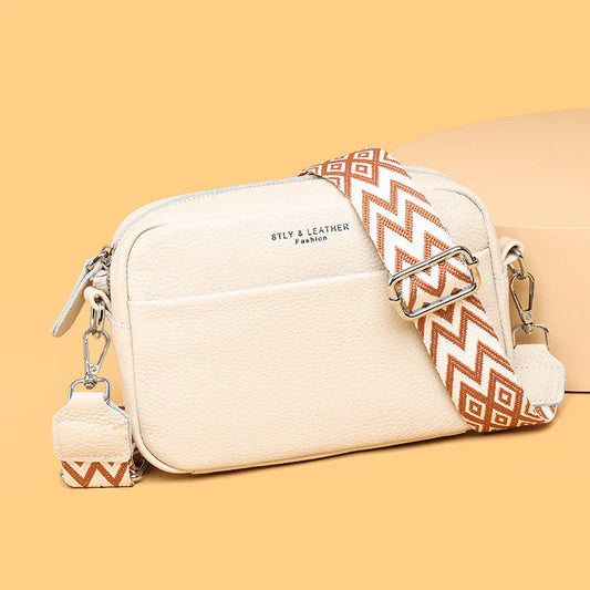 Oliwia | Skórzana torba crossbody damska