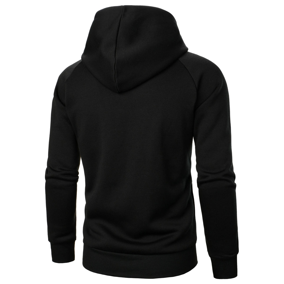 Bluza rozpinana z kapturem męska z asymetrycznym zamkiem i kieszeniami 11