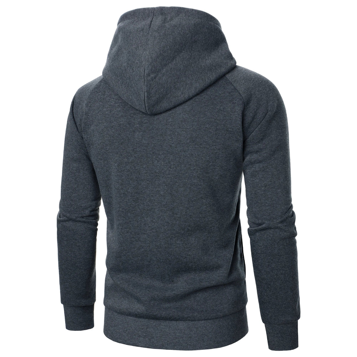 Bluza rozpinana z kapturem męska z asymetrycznym zamkiem i kieszeniami 3