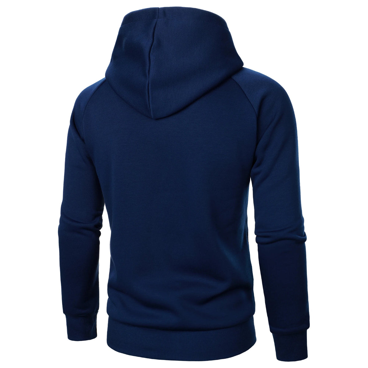 Bluza rozpinana z kapturem męska z asymetrycznym zamkiem i kieszeniami 8