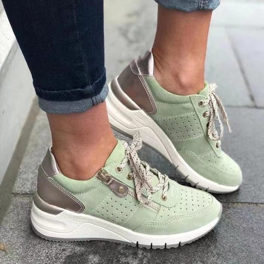 Buty trekkingowe damskie lekkie oddychające z antypoślizgową podeszwą i zamkiem 1