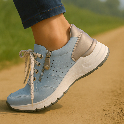 Buty trekkingowe damskie lekkie oddychające z antypoślizgową podeszwą i zamkiem 8