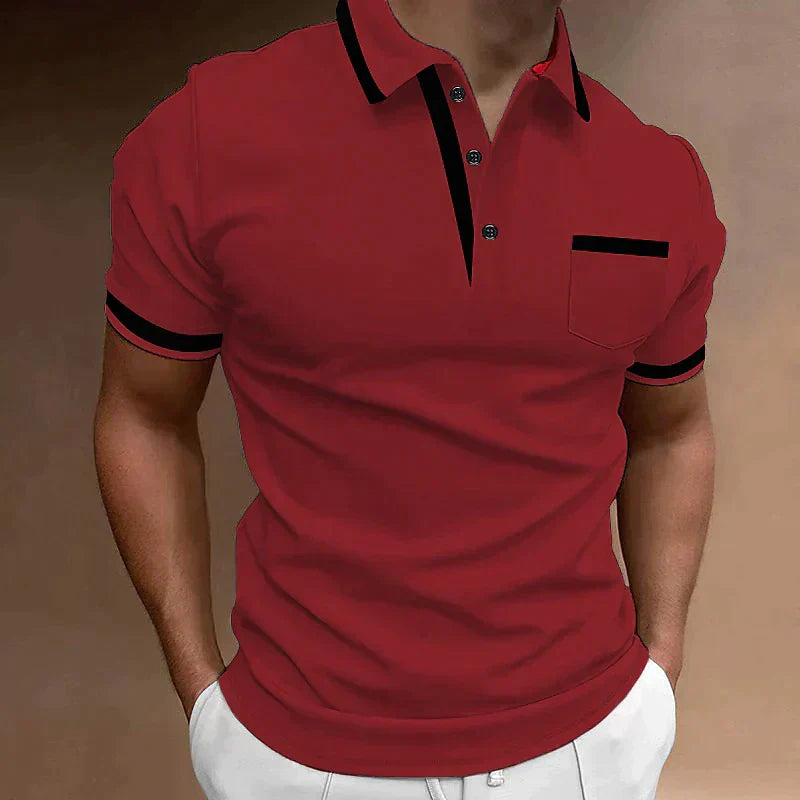 Dominik | Elegancka koszulka polo męska na każdą okazję