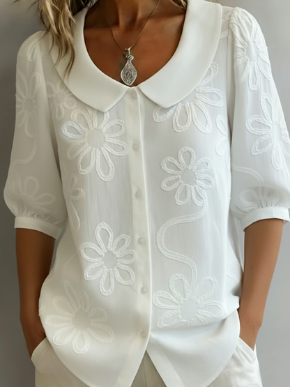 Amelia | Top damski w kwiaty w naturalnym stylu