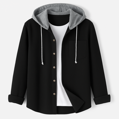 Stefan | Bluza z kapturem z sztruksu męska