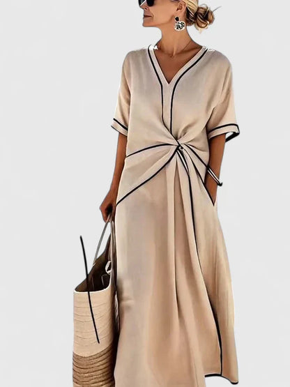 Patrycja | Elegancka letnia sukienka maxi damska