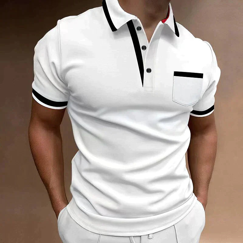 Dominik | Elegancka koszulka polo męska na każdą okazję