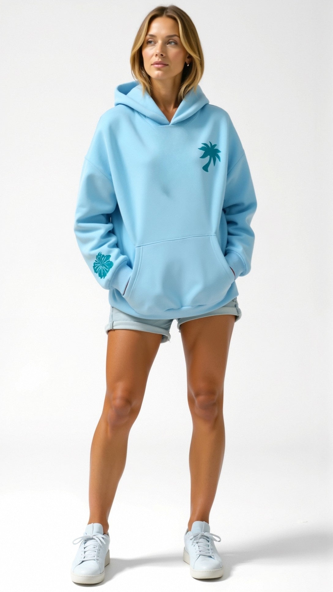 Eliza | Bluza z kapturem damska z haftem