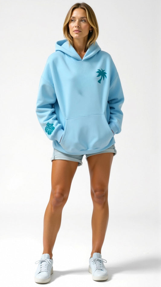 Eliza | Bluza z kapturem damska z haftem