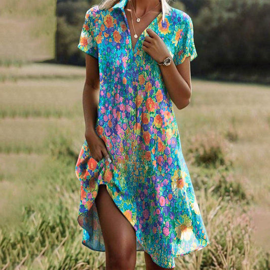 Monika | Sukienka damska letnia w stylu boho chic