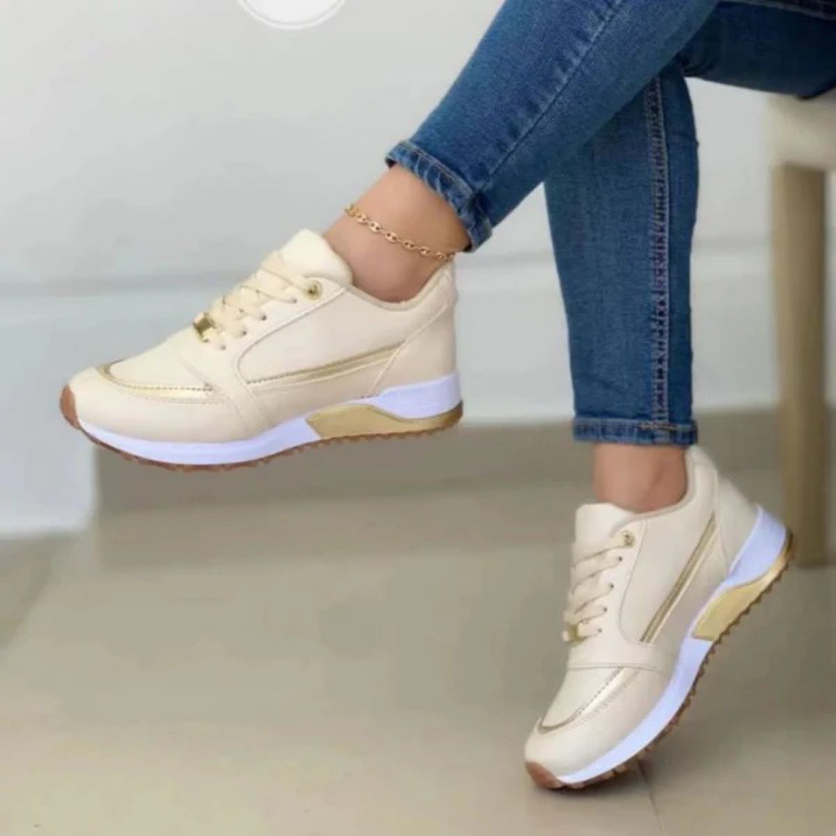 Sneakersy damskie eleganckie wygodne z miękką wkładką 3