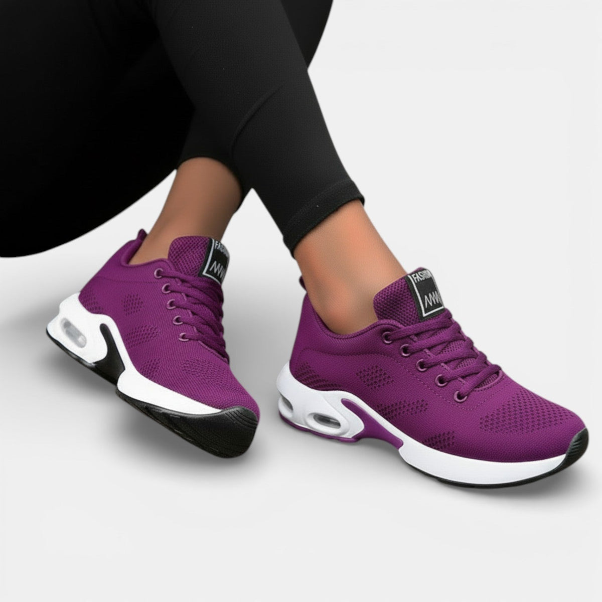 Sneakersy damskie lekkie oddychające z amortyzowaną podeszwą 4