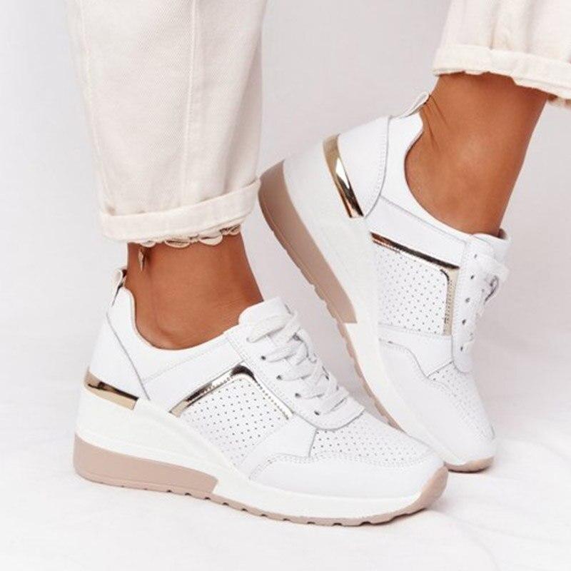 Sneakersy damskie oddychające z amortyzowaną podeszwą na co dzień 2
