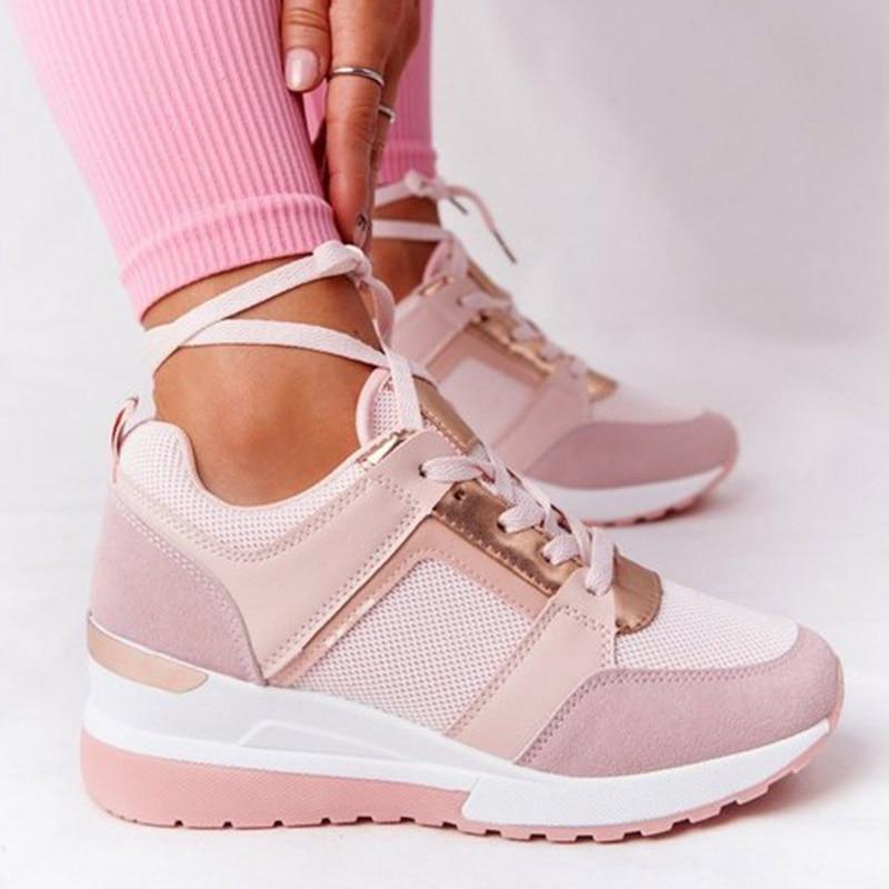 Sneakersy damskie oddychające z amortyzowaną podeszwą na co dzień 3