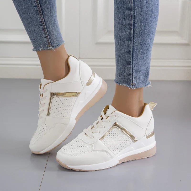 Sneakersy damskie oddychające z amortyzowaną podeszwą na co dzień 4