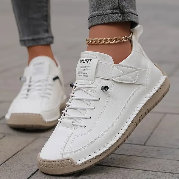 Sneakersy damskie wsuwane bez sznurówek w sportowym stylu 2