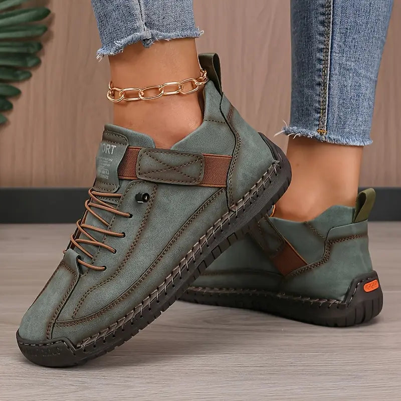 Sneakersy damskie wsuwane bez sznurówek w sportowym stylu 7